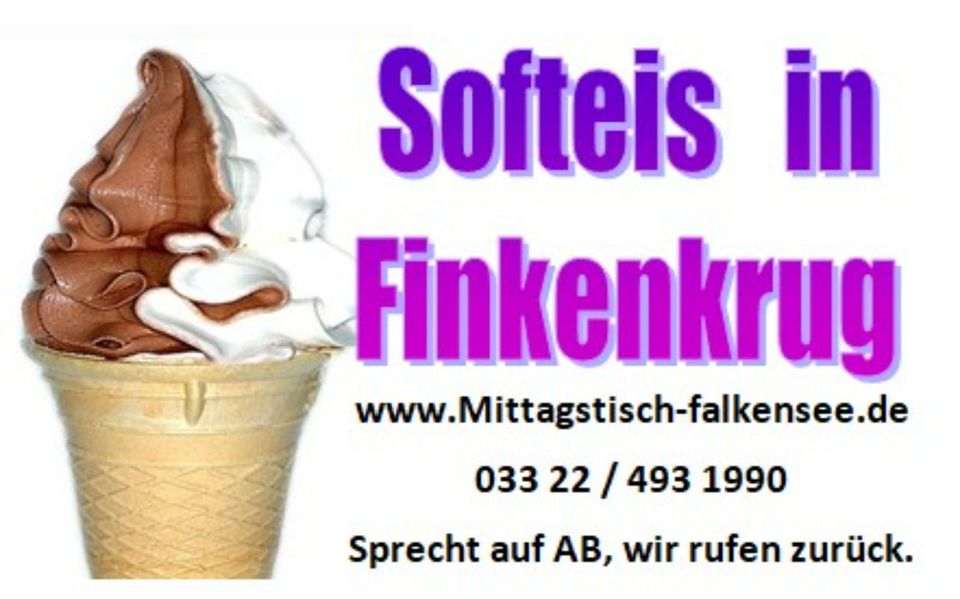 Eisfee zum Verkauf von Softeis in Falkensee