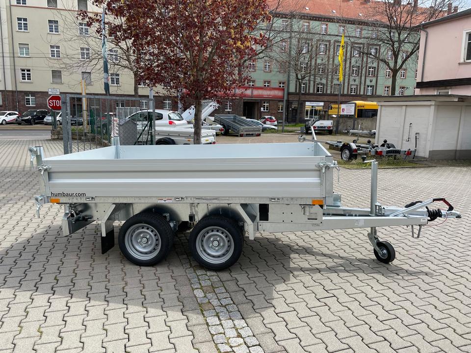 PKW Anhänger Neu Humbaur 3-Seitenkipper 270x150x35 E-Pumpe in Dresden