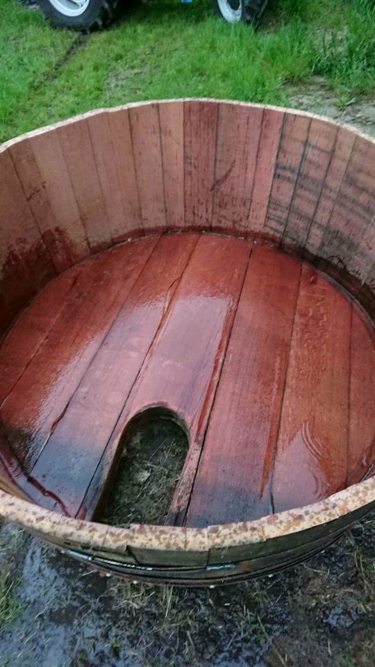 Holzfass,Weinfass,hot Tube,Mini Teich,Sandkasten, blumenkübel,hoc in
