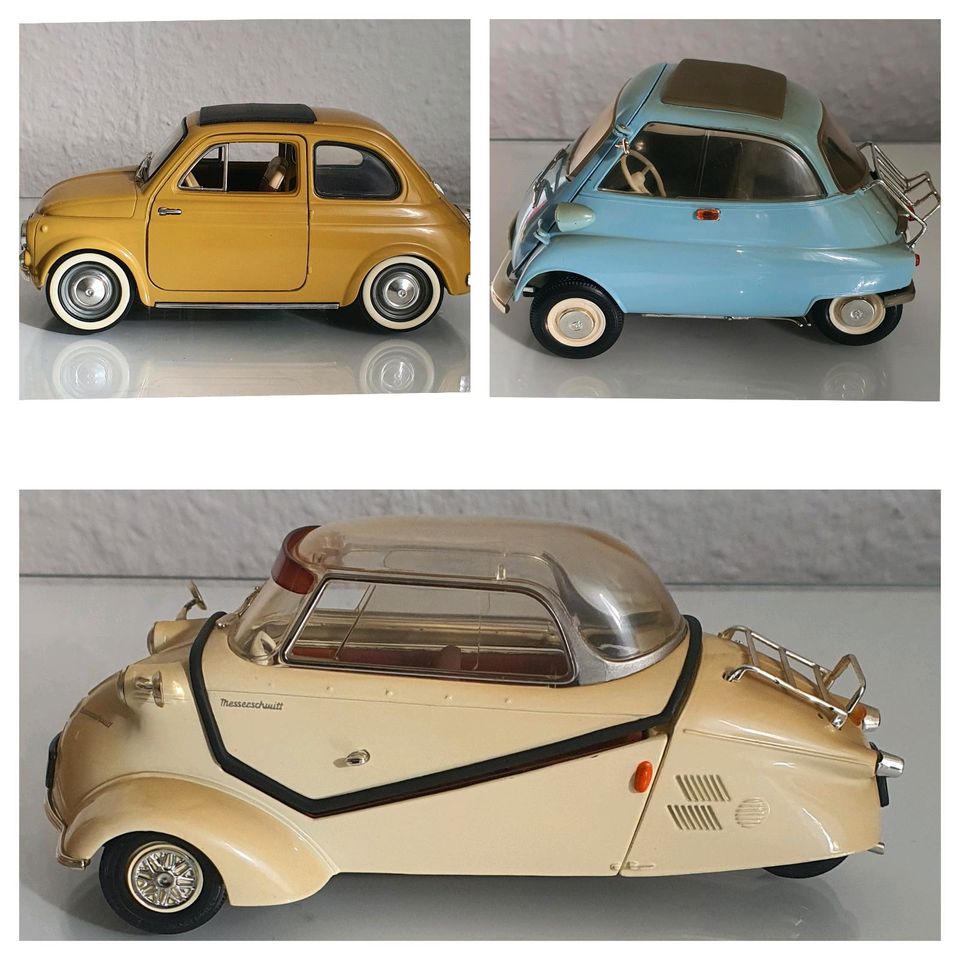 Solido Fiat 500. BMW Isetta in 1:18. Messerschmitt // Vintage in Kassel