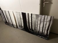 Wandbild Bilder Wald schwarz weiß 200x 80 cm München - Schwanthalerhöhe Vorschau