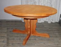 Tisch Esstisch rund ausziehbar + 6 Stühle aus Massivholz Bayern - Dinkelscherben Vorschau