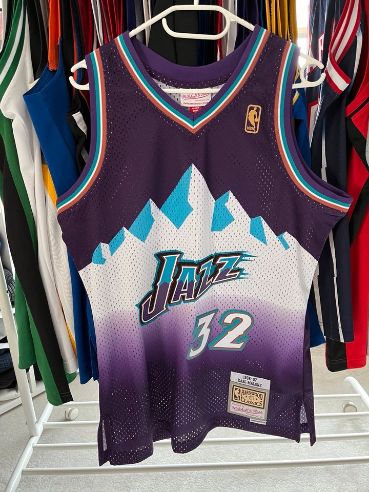 NBA Trikot/Jersey Mitchell & Ness Utah Jazz Karl Malone in Heere
