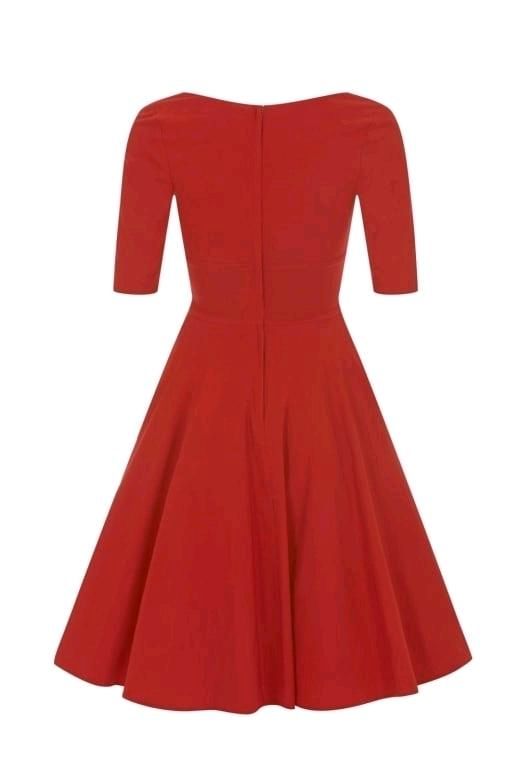 Collectif Trixie Doll Kleid UK12 38 40 rot red Vintage Retro in Korntal-Münchingen