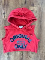 Hoodie kurz Only cropped rot M 36 Hessen - Neu-Anspach Vorschau