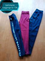 3 gefütterte Leggings Gr 134 Nordrhein-Westfalen - Lage Vorschau