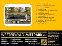 Humbaur 3,0 Tonnen HTK 3000 3-Seitenkipper Anhänger Mieten Westerwaldkreis - Halbs Vorschau