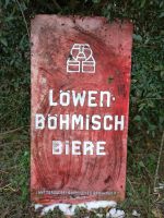 Emaille Schild Löwen Böhmisch Biere Rostock - Hansaviertel Vorschau