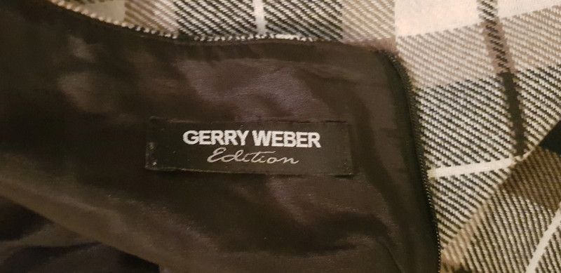 Midi Rock zeitlos beige-braun-schwarz-weiß Gerry Weber  Gr. 38 in Berlin