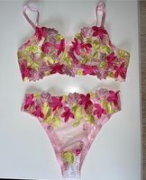 BH Set Gr S 36 75 B transparent Blumen spitze rosa pink Neu Nordrhein-Westfalen - Herne Vorschau