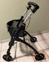 Rollator 54cm breit, faltbar, leicht, mit Tablett & Stoffkorbe Bayern - Berglern Vorschau