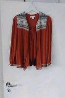 Boho Bluse 34/ 36 Overshirt rostrot H&M Weste XS/S Bayern - Neusäß Vorschau