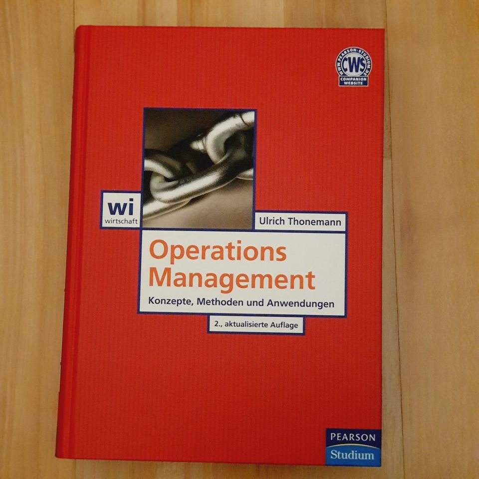 Operations Management - Ulrich Thonemann in Bremen