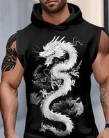Schwarzes Herren Tanktop mit Drachen Bayern - Kötz Vorschau
