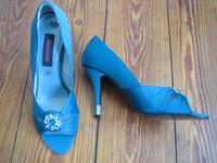 High Heels Peeptoe 38 Grün Strass Pumps Rockabilly NEU Graceland Niedersachsen - Jork Vorschau