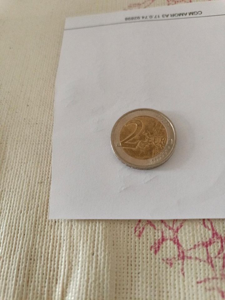 Münze 2 Euro in Bayreuth