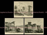 Andernach: Burg – St. Goar: Rheinfels – Dahn: Drachenfels – 1885 Rheinland-Pfalz - Bad Dürkheim Vorschau