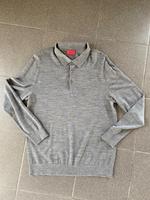 HUGO BOSS: Polo-Pullover, grau- Schurwolle, Gr. XL Hessen - Seeheim-Jugenheim Vorschau