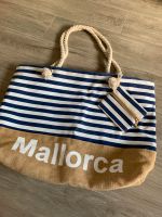 grosse Strandtasche Mallorca blau gestreift Strand Tasche Kordel Schleswig-Holstein - Großhansdorf Vorschau