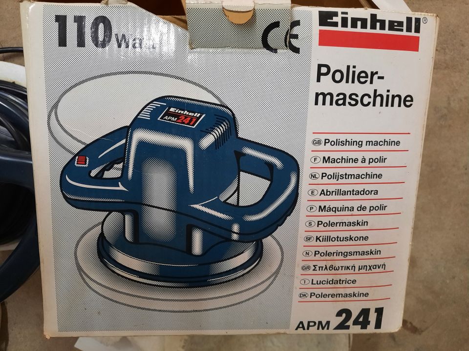 KfZ Poliermaschine, wie neu, von Einhell, APM 241, 1 x benutzt in Berlin