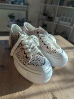 D.Franklin Sneaker | weiß/rosa Pünktchen Hessen - Gelnhausen Vorschau