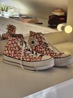 converse branded logo pattern platform hi top trainers 38 Nürnberg (Mittelfr) - Aussenstadt-Sued Vorschau