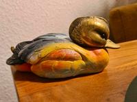 Ente elli malevolti mit Messing schnabel Vintage handbemalt Berlin - Spandau Vorschau