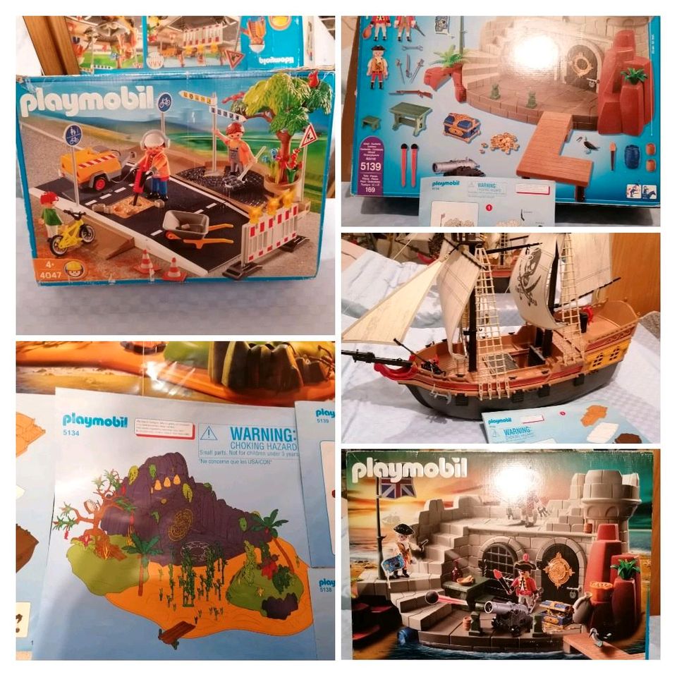 Playmobil❤Piratenschiff Schatzinsel  5135, 5134,5139, 5138, 4047 in Geilenkirchen