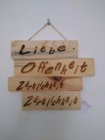 Holzschild Dekoration mit Text Hessen - Großalmerode Vorschau