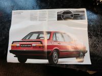 Prospekt vom Audi 80 GTE Sondermodell von 1984 Niedersachsen - Negenborn Vorschau