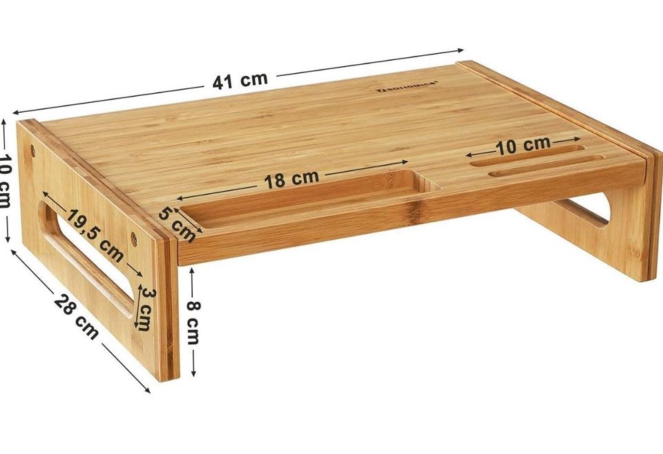 Monitorständer aus Bambus, Laptopständer in Hamburg