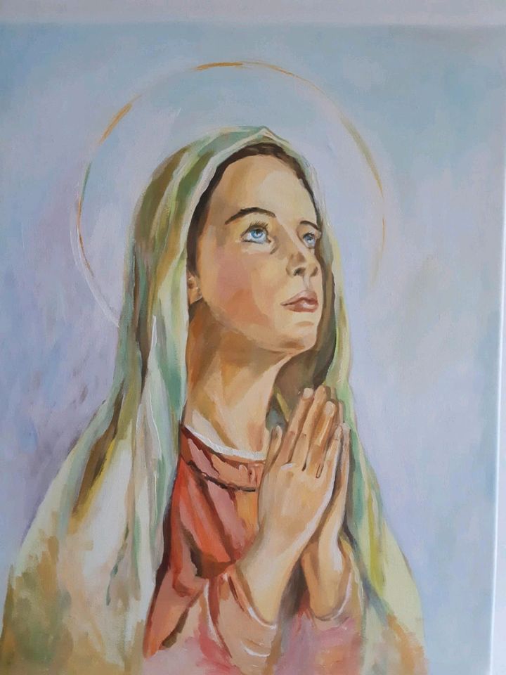Acrylgemälde einer Madonna in Eppelheim