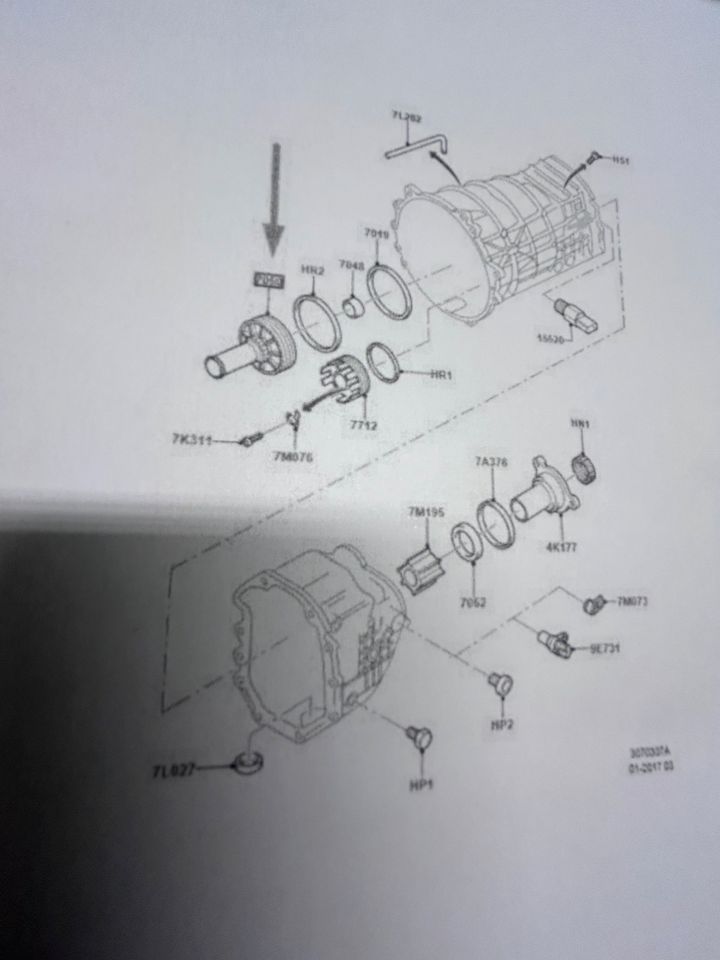 Ford Transit MK3 Lagerhalter Eingangswelle MT75 Getriebe NOS in Zeven