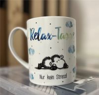 Sheepworld Relax Tasse Nur kein Stress 600ml XL Baden-Württemberg - Korntal-Münchingen Vorschau