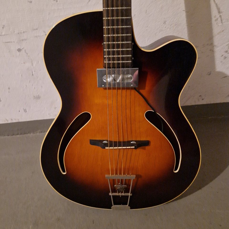 orig. 50er/60er Hopf Secunda Gitarre in Buxtehude