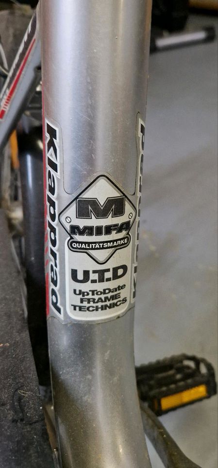 Mifa Klappfahrrad 20 Zoll DDR Fahrrad silber in Schwentinental