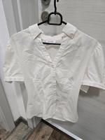 Orsay Bluse Kurzarm // Größe 40 L // Frauen weiß Damen Sachsen-Anhalt - Landsberg (Saalekreis) Vorschau