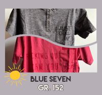 **BLUE SEVEN** 2 T-Shirts Gr. 152 grau fuchsia-rot ab Mecklenburg-Vorpommern - Klütz Vorschau