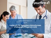 Fachkraft für besondere Wohnformen (Pädagogik/Pflege) (m/w/d) | Bonn - Dottendorf Vorschau