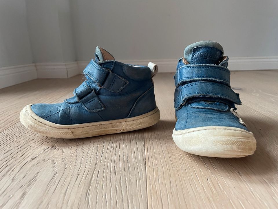 Kinder-Halbschuhe von BISGAARD Gr. 25 | Leder | blau in Raisdorf