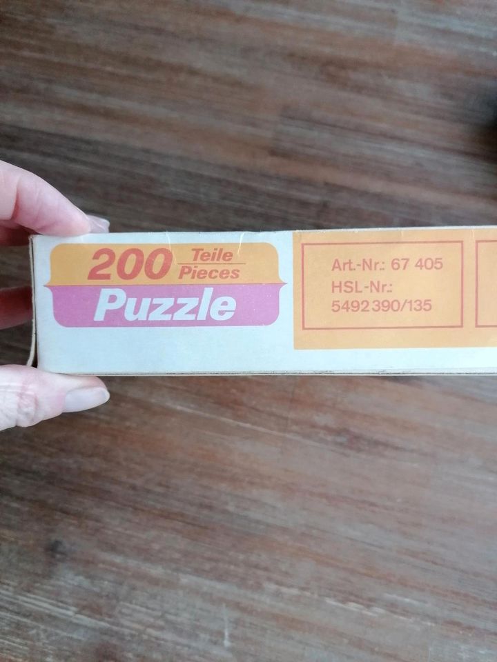 Retro DDR Annaberger Puzzle Das Waldhaus 200 Teile in Hohenwestedt