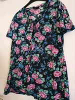 T-Shirt, Gr. XL (Gr.  48/50), schwarz mit Blumen,  Gina Benotti Nordrhein-Westfalen - Ense Vorschau