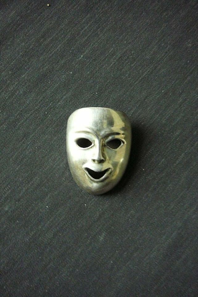 Anhänger Maske Venedig Karnevalsmaske 925 Silber Amulett Talisman in Meinhard