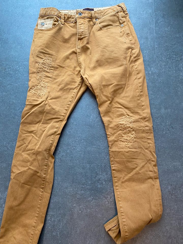 Senfgelbe Scotch&Soda Jeans Used-Look Gr. 31/34 in Braunschweig