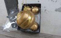 Orientalische 6 St Weihnachten  Kugeln Baumschmuck Gold Nordrhein-Westfalen - Leverkusen Vorschau