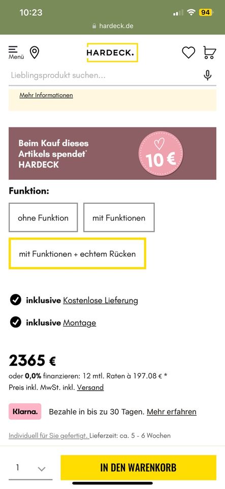 Sofa Ecksofa Wohnlandschaft mit Schlaffunktion/ Bettfunktion grau in Hattingen