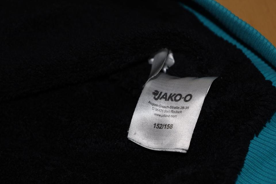 152 158 : Jako-o Jungen Teddy Kuschel Sweat Jacke türkis Kapuze in Rosengarten