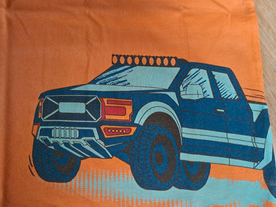 Jako-o T-Shirt Auto Orange Gr. 116-122 in Rosendahl