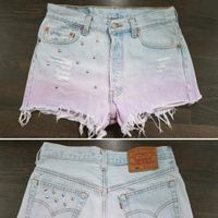 Levis 501 Jeansshorts rosa/Pink Gr. S / 30 Baden-Württemberg - Aspach Vorschau