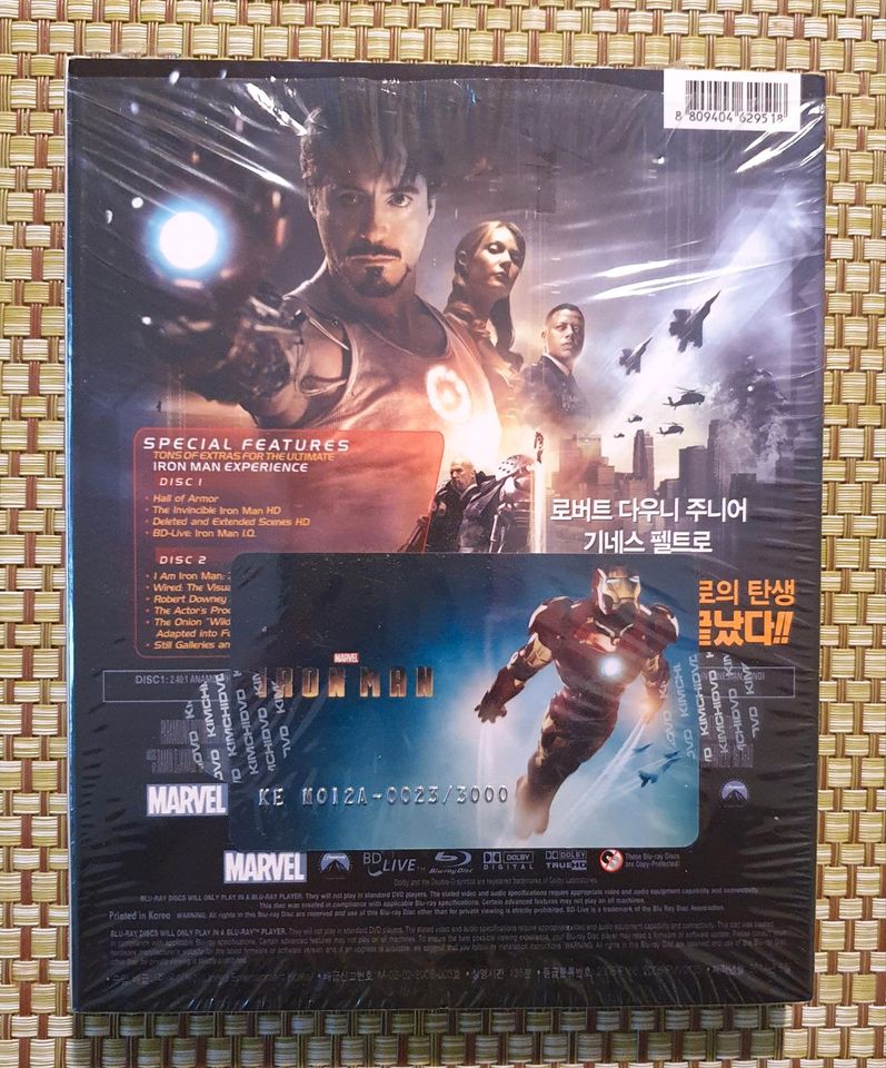 IRON MAN 1 Blu-ray Steelbook (0023/3000) in Herten